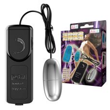 Виброяйцо для вагинальной и клиторальной стимуляции серебристое Lybaile Bullet with vibration