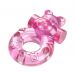 Кольцо для продления эрекции с вибрацией и стимуляцией клитора LYBAILE Vibrator & condom розовый