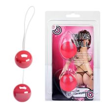 Вагинальные шарики красного цвета Lybaile Twins balls