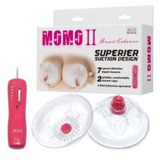 Вакуумная помпа для груди прозрачного цвета LYBAILE BAILE MOMO II 