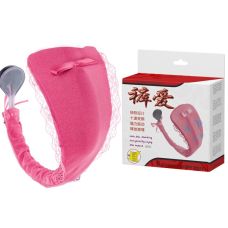 Трусики-стрінги з вібрацією без лямок C-String