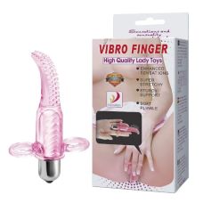 Вибратор на пальцы для клитора LYBAILE Vibro Finger розовый