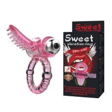 Эрекционное кольцо с вибрацией Lybaile Sweet Vibration Ring BI-014081