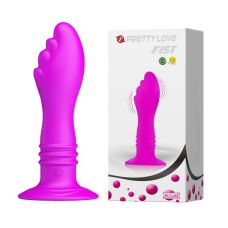 Анальный вибратор на присоске LYBAILE PRETTY LOVE Twist фиолетовый