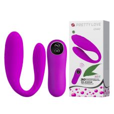 Смарт вибратор для двоих с ДУ управлением Pretty Love CHAD 