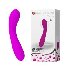 Вибратор для точки G розовый из силикона Pretty Love Tony BI-014281