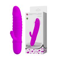Вибратор со стимуляцией клитора силиконовый серии Lybaile Pretty Love ARND