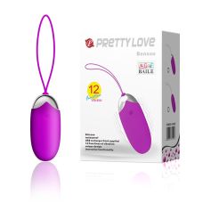 Виброяйцо розовое силиконовое PRETTY LOVE Benson