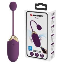 Віброяйце вагінальне з керуванням зі смартфона фіолетового кольору Lybaile Pretty Love ABNER 12 APP