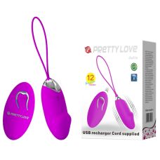 Віброяйце з пультом ДУ фіолетове Pretty Love Julia