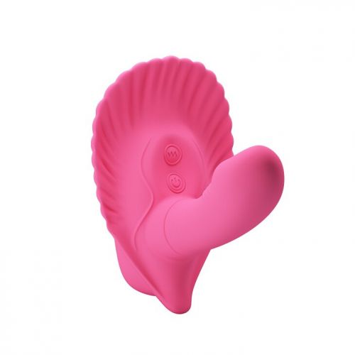 Вибратор вагинальный силиконовый PRETTY LOVE FANCY CLAMSHELL с 10 режимами вибрации