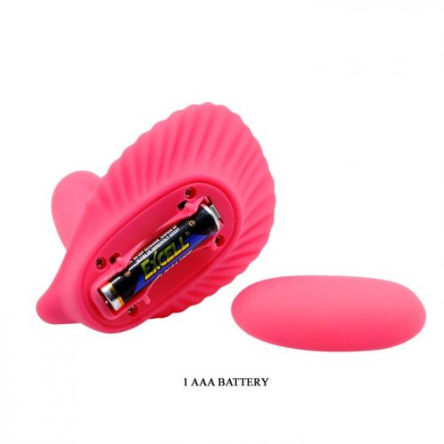 Вибратор вагинальный силиконовый PRETTY LOVE FANCY CLAMSHELL с 10 режимами вибрации
