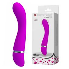 Вібратор вагінальний із стимуляцією точки G фіолетового кольору Pretty Love CVELYN