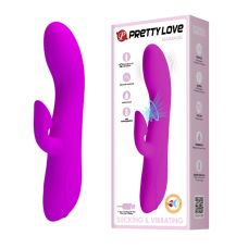 Вибратор с вакуумной стимуляцией клитора силиконовый розовый Pretty Love Massage