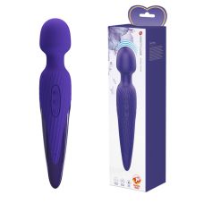 Вібромасажер Ванд у формі мікрофона з функцією підігріву фіолетового кольору Lybaile Pretty Love Antony Youth 48c