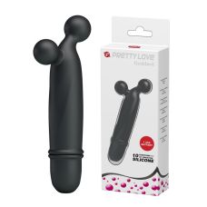 Вибратор с шариками для поиска эрогенных точек черный GODDARD 