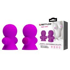 Зажимы для сосков фиолетового цвета PRETTY LOVE Nipple Sucker