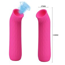 Вакуумний стимулятор для клітора і сосків рожевий FORD