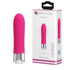 Вібратор міні з функцією пам'яті та LED-підсвічування рожевий Lybaile PRETTY LOVE Sampson