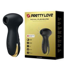 Вакуумний силіконовий вібростимулятор клітора Baile Pretty Love Hammer Royal Plesure 