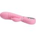 Ребристий вагінальний вібратор зі стимуляцією клітора силіконовий Pretty Love Prescott  Ребристий вагінальний вібратор зі стимуляцією клітора силіконовий Pretty Love Prescott