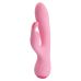 Вибратор с отростком для клитора нежно розового цвета LYBAILE Pretty Love Broderick