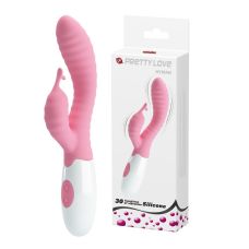Вібратор зі стимуляцією клітора та точки Джи рожевий Pretty Love PETE