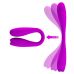Вибратор двойной для пар с функцией памяти фиолетовый Lybaile PRETTY LOVE Yedda