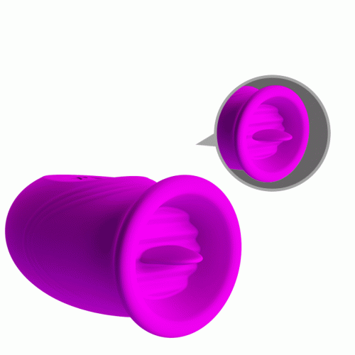 Виброяйцо с стимулятором клитора фиолетовое Lybaile PRETTY LOVE DAISY