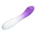 Вибратор для точки G ребристый бело-фиолетовый Lybaile Pretty Love Elemental Vibrator