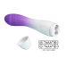 Вибратор для точки G ребристый бело-фиолетовый Lybaile Pretty Love Elemental Vibrator