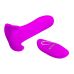 Вібратор зі стимулятором клітора фіолетовий PRETTY LOVE Remote Control Massager