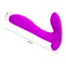 Вібратор зі стимулятором клітора фіолетовий PRETTY LOVE Remote Control Massager