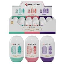 Набор мастурбаторов яиц разных цветов LYBAILE Pretty Love Cupid X 18 штук