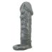Насадка презерватив на член реалистичная серая Lybaile Brave Man