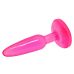 Анальная пробка на присоске розовая BAILE Butt Plug