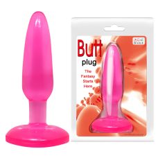 Анальна пробка на рожева присоска BAILE Butt Plug
