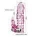 Подовжуюча насадка на член з вібростимуляцією клітора рожева ULTIMATE LOVE