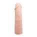 Насадка на пеніс реалістична бежева, що подовжує гелева Baile Penis Sleeve