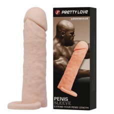 Подовжуюча насадка на пеніс з петлею для мошонки Pretty Love Medium