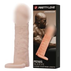 Удлиняющая насадка на пенис с петлей для мошонки Pretty Love Medium