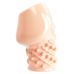 Насадка на член з реберцями та пухирцями тілесного кольору Lybaile Pretty Love Matias Skin