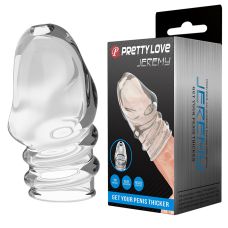 Насадка на головку члена прозрачная LYBAILE Pretty Love Jeremy 