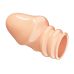 Насадка на член ребристая гелевая телесного цвета Lybaile Pretty Love Jeremy