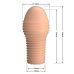 Насадка на член ребриста тілесна Lybaile Pretty Love Hoytt Skin