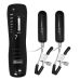Зажимы для сосков с вибрацией черного цвета с пультом ДУ LYBAILE BAILE Vibrating Nipple Clamps