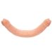 Двосторонній фалоімітатор реалістичний тілесного кольору Lybaile Baile Double dong