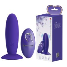 Анальний вібратор із пультом управління фіолетового кольору Lybaile Pretty Love Youth
