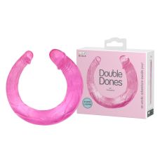 Подвійний фалоімітатор рожевий Double Dones