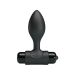 Силіконова вібропробка чорна Pretty Love-Vibro but plag